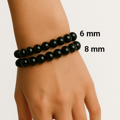 Bracelet Billes de pierre simple